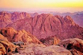 Climbing Mount Moses Egypt In October